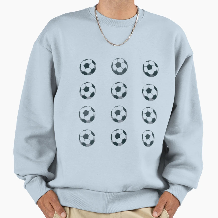 Soccer Ball Sweatshirt - Casual Everyday Wear Men Women - T-Shirt, Sweatshirt, Hoodie
