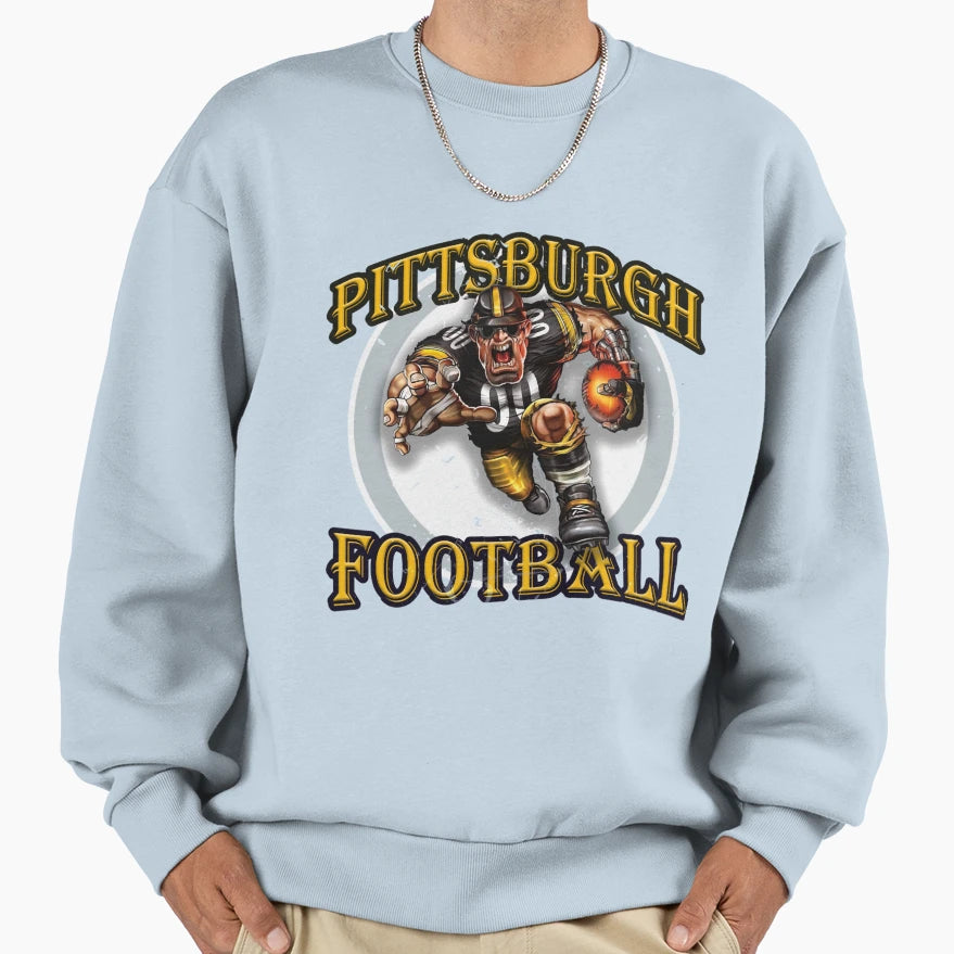 Art Pittsburgh Steelers Sweatshirt - Fun Novelty Design for Adults - T-Shirt, Sweatshirt, Hoodie