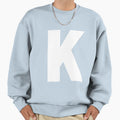 Uppercase Letter K Sweatshirt - Fun Novelty Design for Adults - T-Shirt, Sweatshirt, Hoodie