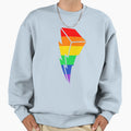 Power Rangers Pride Bolt Rainbow Sweatshirt - Novelty Apparel Men Women - T-Shirt, Sweatshirt, Hoodie