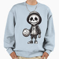 He Is Fun Loving Sports Skull Sweatshirt - Streetwear Style Men Women - T-Shirt, Sweatshirt, Hoodie