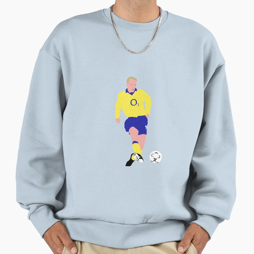 Dennis Bergkamp Arsenal Fc Sweatshirt - Novelty Apparel Men Women - T-Shirt, Sweatshirt, Hoodie