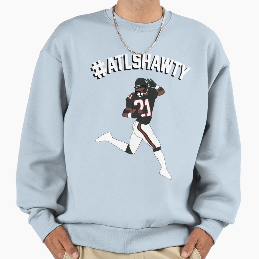 Atlshawty Deion Sanders T-Shirt - Trendy Graphic Men Women - T-Shirt, Sweatshirt, Hoodie