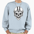 Skull Rider Bikers Tattoo Helmet Sweatshirt - Custom Art Print for Adults - T-Shirt, Sweatshirt, Hoodie