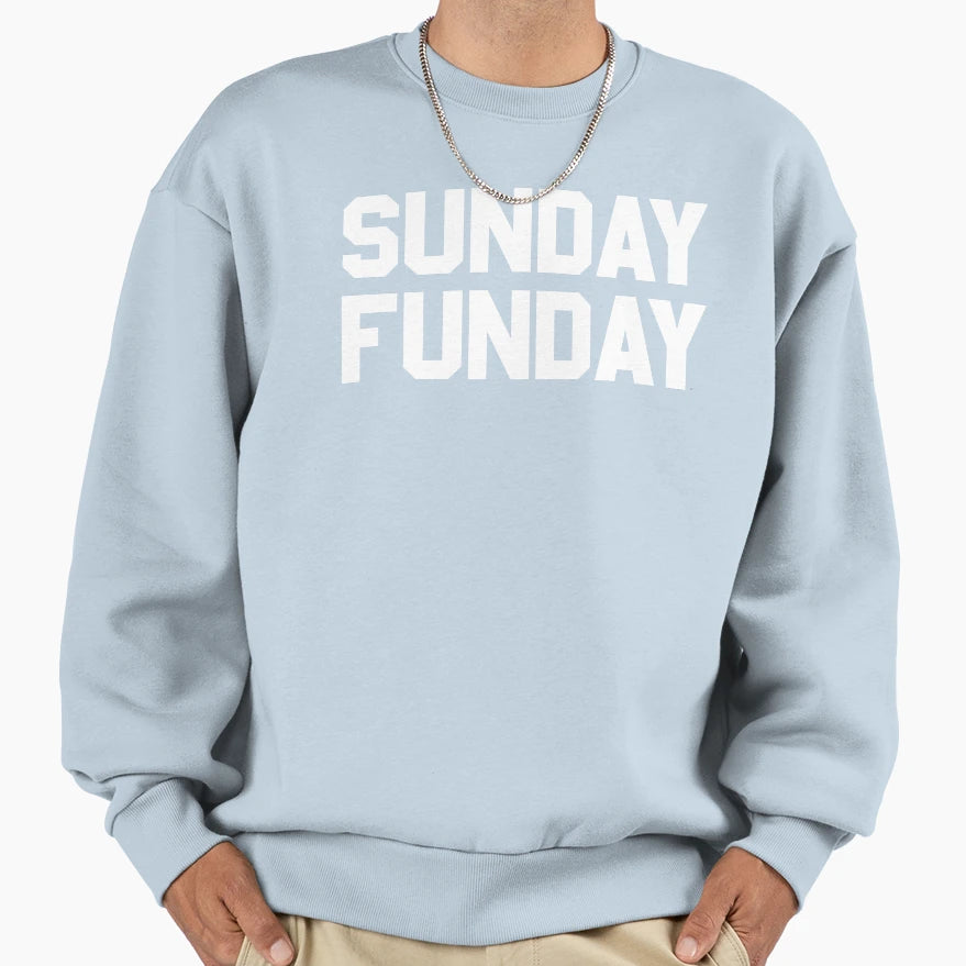 Sunday Funday Sweatshirt - Graphic Print for Adults - T-Shirt, Sweatshirt, Hoodie