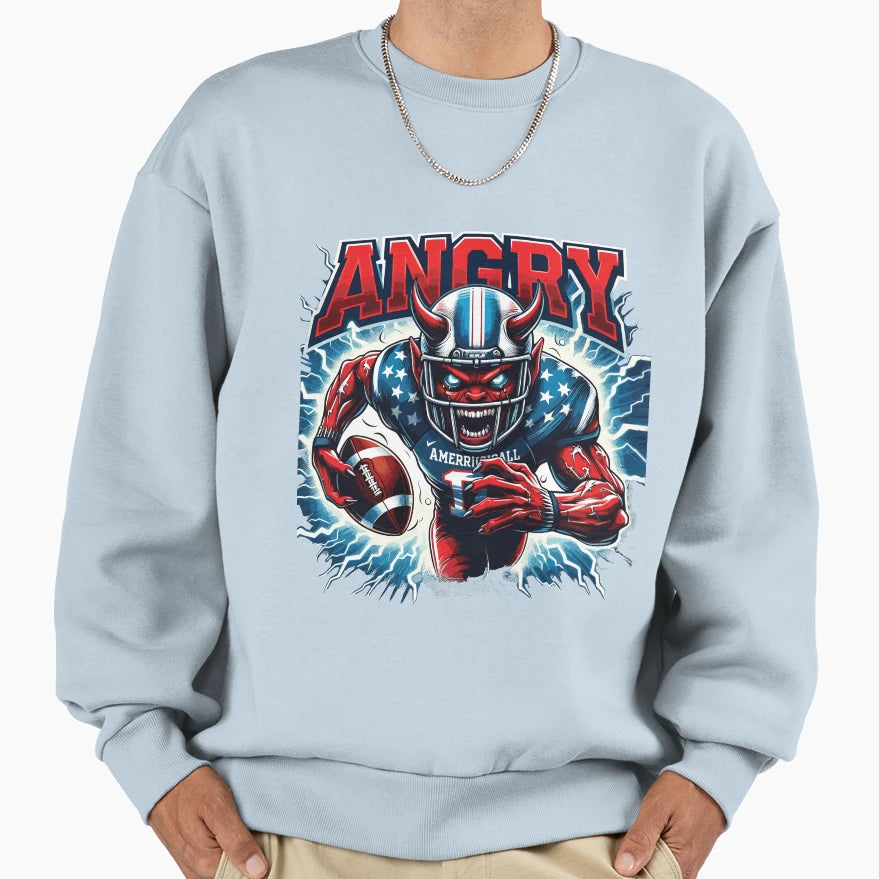 Angry Runs Sweatshirt - Streetwear Style Unisex - T-Shirt, Sweatshirt, Hoodie