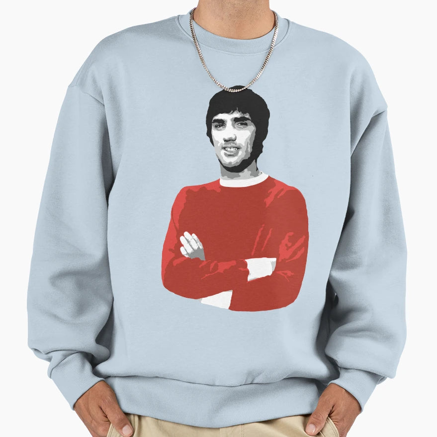 George Best Sweatshirt - Casual Everyday Wear Men Women - T-Shirt, Sweatshirt, Hoodie