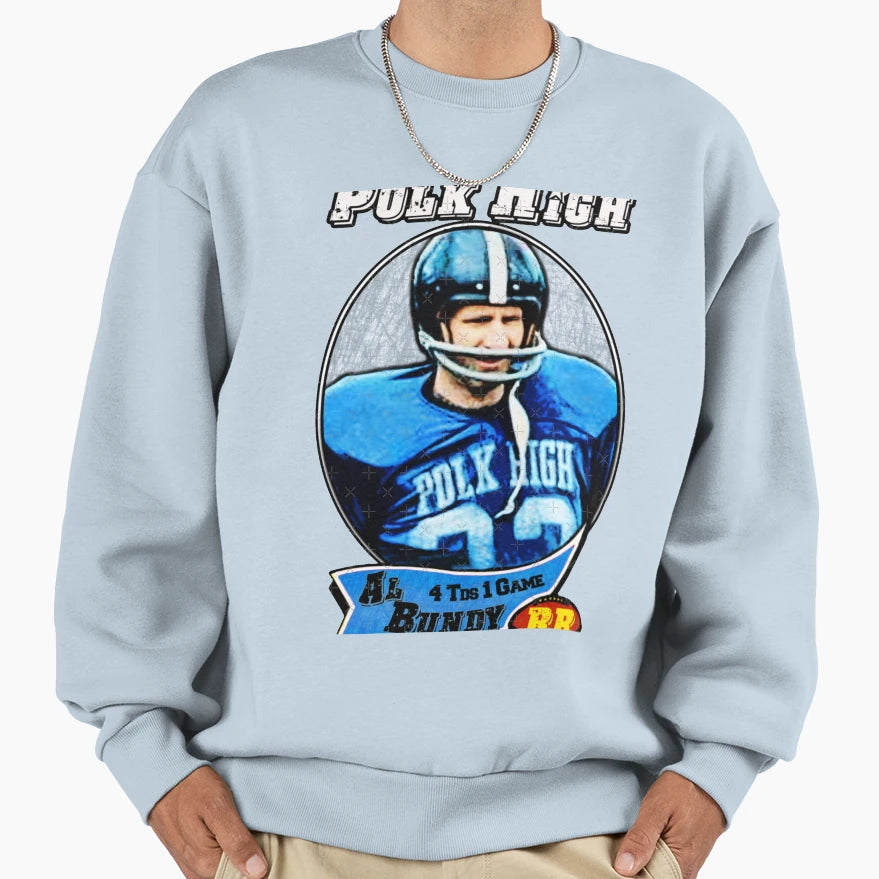 Al Bundy Football Card Sweatshirt - Unique Graphic Unisex - T-Shirt, Sweatshirt, Hoodie