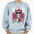 Qatar Pride Skeleton Art Sweatshirt - Unique Graphic Unisex - T-Shirt, Sweatshirt, Hoodie