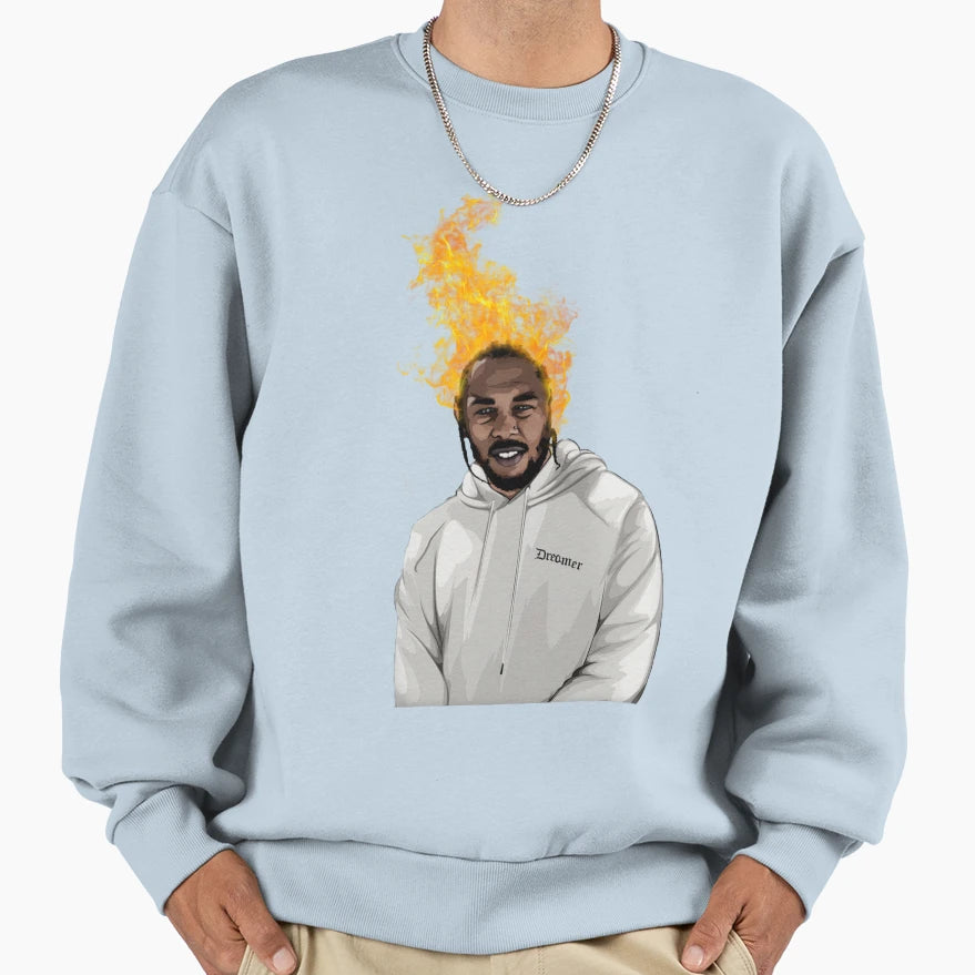 Kendrick Lamar Sweatshirt - Custom Art Print Unisex - T-Shirt, Sweatshirt, Hoodie