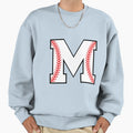 Baseball Letter M Sports Monogram Sweatshirt - Custom Art Print Unisex - T-Shirt, Sweatshirt, Hoodie