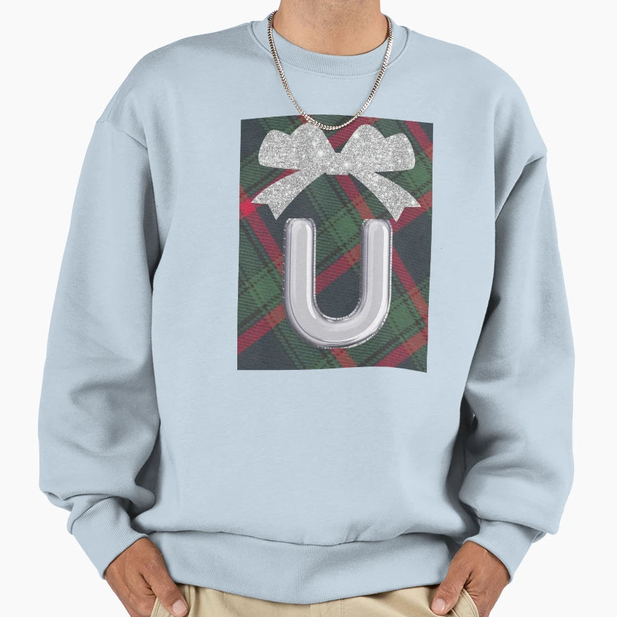 Glorious Red And Green Plaid Sweatshirt - Minimalist Print Men Women - T-Shirt, Sweatshirt, Hoodie