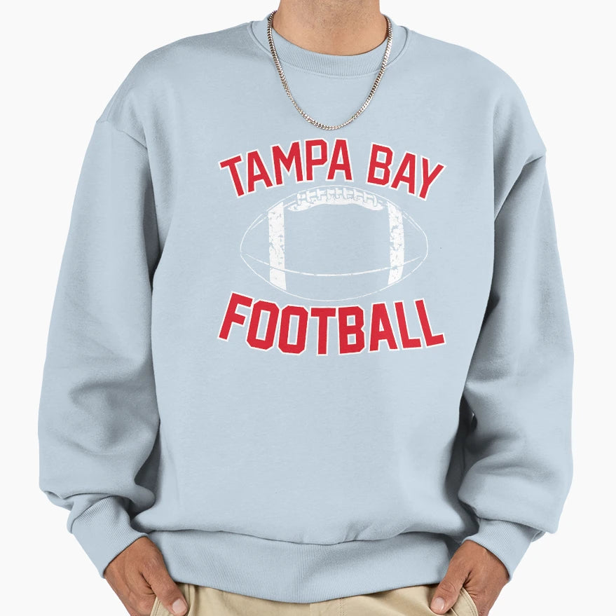 Tampa Bay Old School Football Sweatshirt - Novelty Apparel Unisex - T-Shirt, Sweatshirt, Hoodie