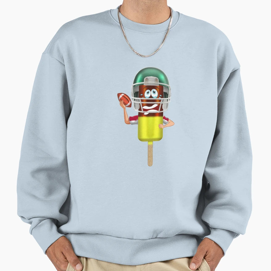 Popsicle Football Sweatshirt - Unique Graphic Unisex - T-Shirt, Sweatshirt, Hoodie