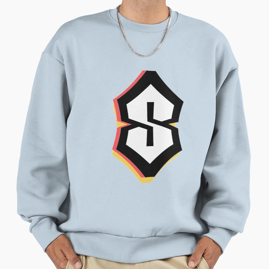 Stylized Graffiti Capital S Sweatshirt - Aesthetic Graphic Unisex - T-Shirt, Sweatshirt, Hoodie