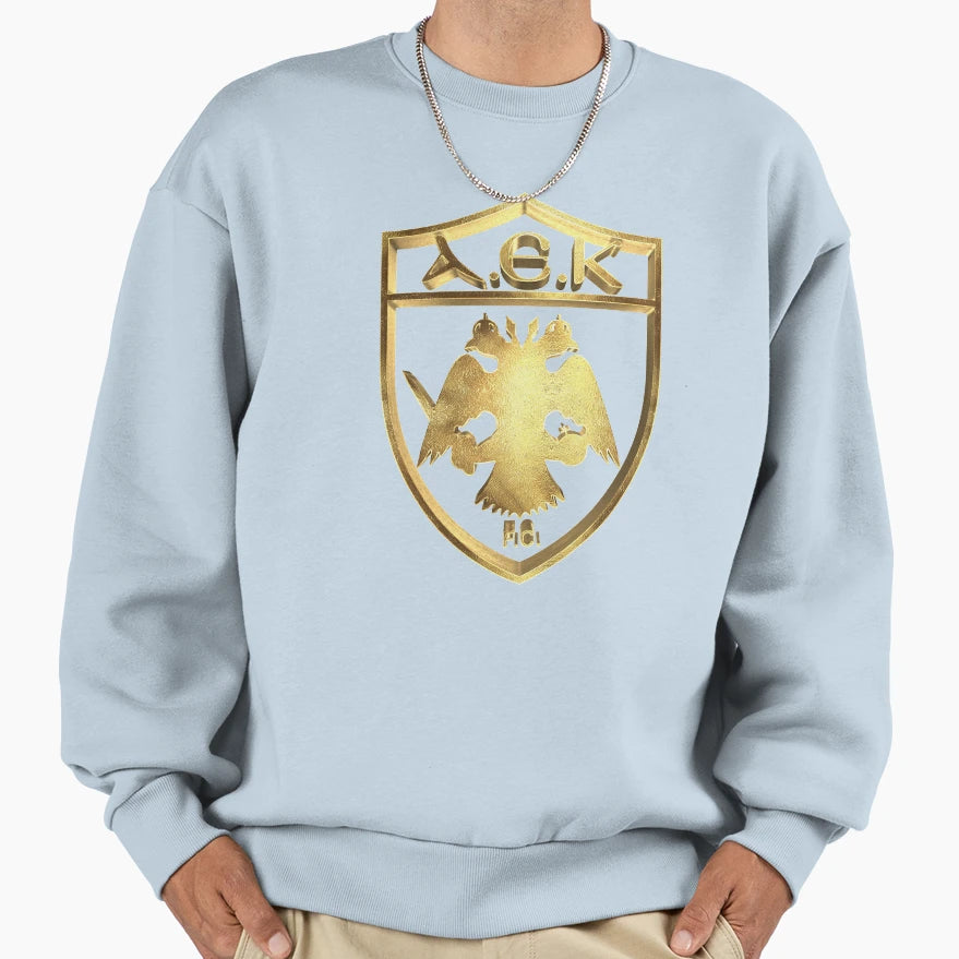 Gold Aek Atene Football Fans Sweatshirt - Aesthetic Graphic for Adults - T-Shirt, Sweatshirt, Hoodie