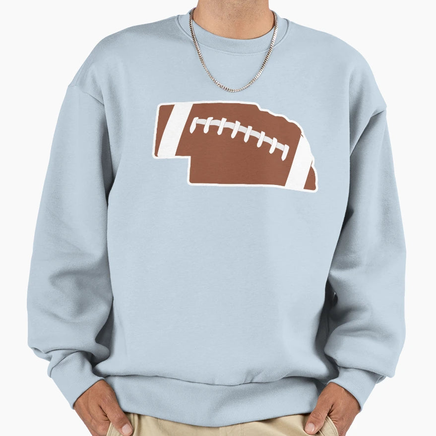 Football Nebraska Fun Football Lover Sweatshirt - Unique Graphic Men Women - T-Shirt, Sweatshirt, Hoodie