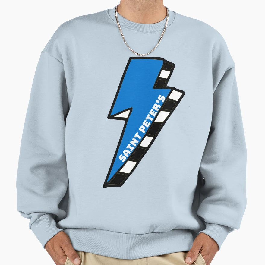 Saint Peters University Lightning Sweatshirt - Graphic Print for Adults - T-Shirt, Sweatshirt, Hoodie