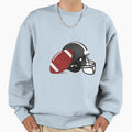American Football Helmet Sports Sweatshirt - Casual Everyday Wear Unisex - T-Shirt, Sweatshirt, Hoodie