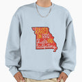 Kansas City Raised Sweatshirt - Streetwear Style Men Women - T-Shirt, Sweatshirt, Hoodie