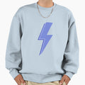 Layered Aesthetic Lighting Bolt Sweatshirt - Graphic Print Men Women - T-Shirt, Sweatshirt, Hoodie