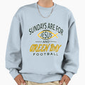 Sundays Are Jesus Green Bay Funny Sweatshirt - Custom Art Print for Adults - T-Shirt, Sweatshirt, Hoodie