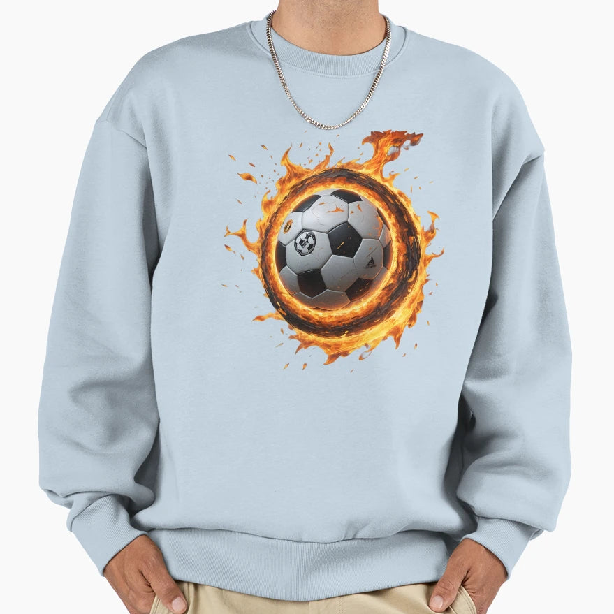 Competitive Spirit Football Ball Sweatshirt - Novelty Apparel for Adults - T-Shirt, Sweatshirt, Hoodie