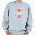 Minimalist Denver Football Badge Sweatshirt - Fun Novelty Design Men Women - T-Shirt, Sweatshirt, Hoodie