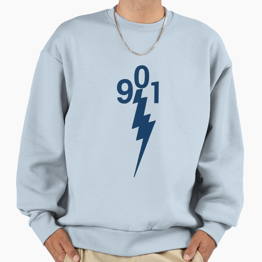 Tcb Elvis Inspired Memphis 901 Logo Sweatshirt - Aesthetic Graphic Unisex - T-Shirt, Sweatshirt, Hoodie