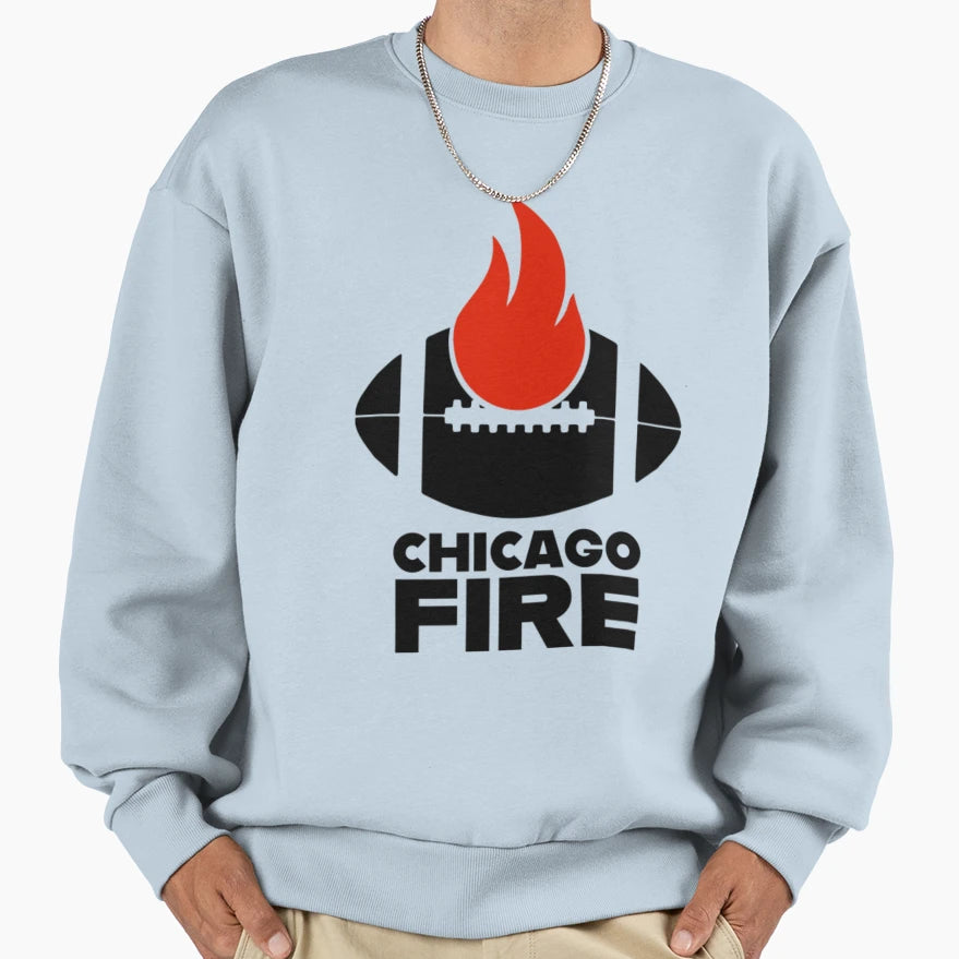 Chicago Fire 1974 Wfl Football Nfl T-Shirt - Custom Art Print Unisex - T-Shirt, Sweatshirt, Hoodie