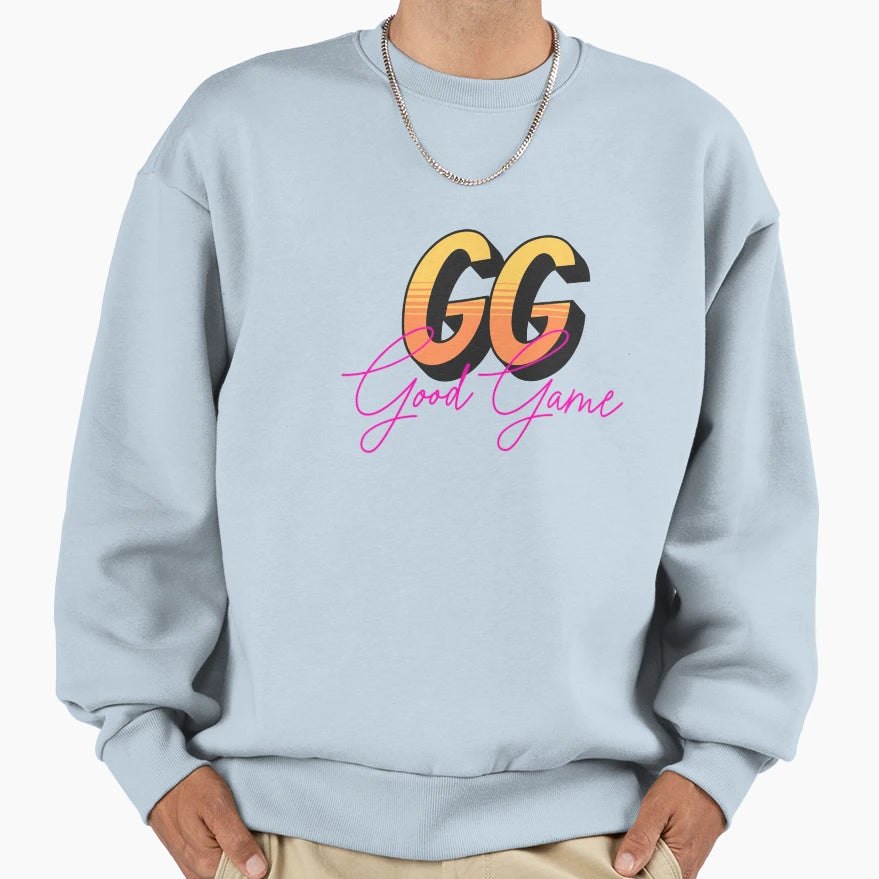 Gg Good Game Gamers Play Hard Stay T-Shirt - Custom Art Print Unisex - T-Shirt, Sweatshirt, Hoodie