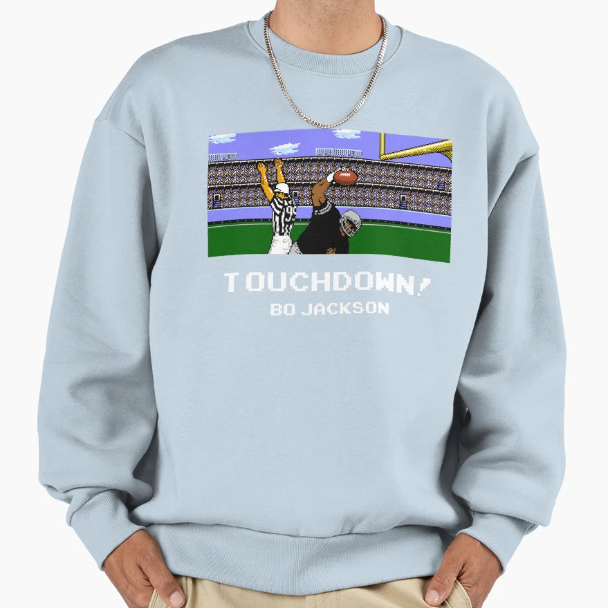 Touchdown Bo Sweatshirt - Trendy Graphic for Adults - T-Shirt, Sweatshirt, Hoodie