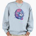 American Football Skull Sweatshirt - Streetwear Style Unisex - T-Shirt, Sweatshirt, Hoodie