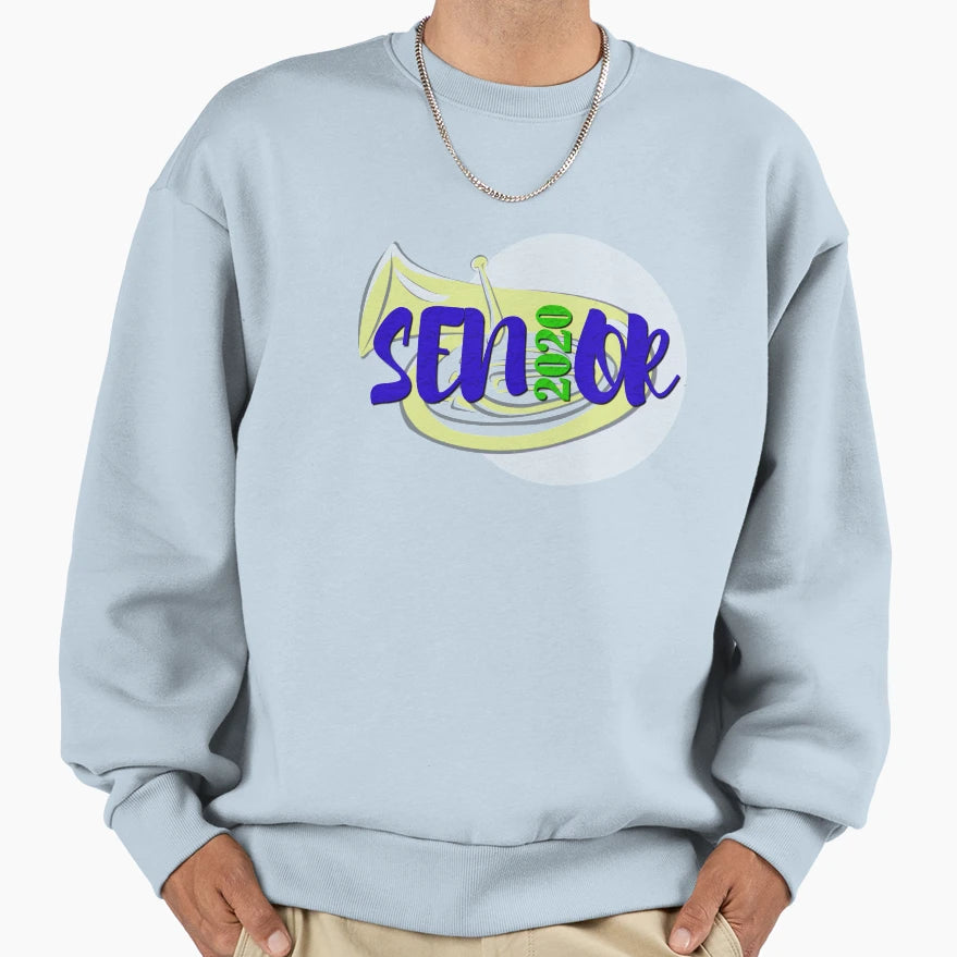 Class 2020 Marching Band Tuba Sweatshirt - Casual Everyday Wear Unisex - T-Shirt, Sweatshirt, Hoodie