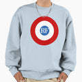 Cocarde Blue White Red French Sweatshirt - Minimalist Print for Adults - T-Shirt, Sweatshirt, Hoodie