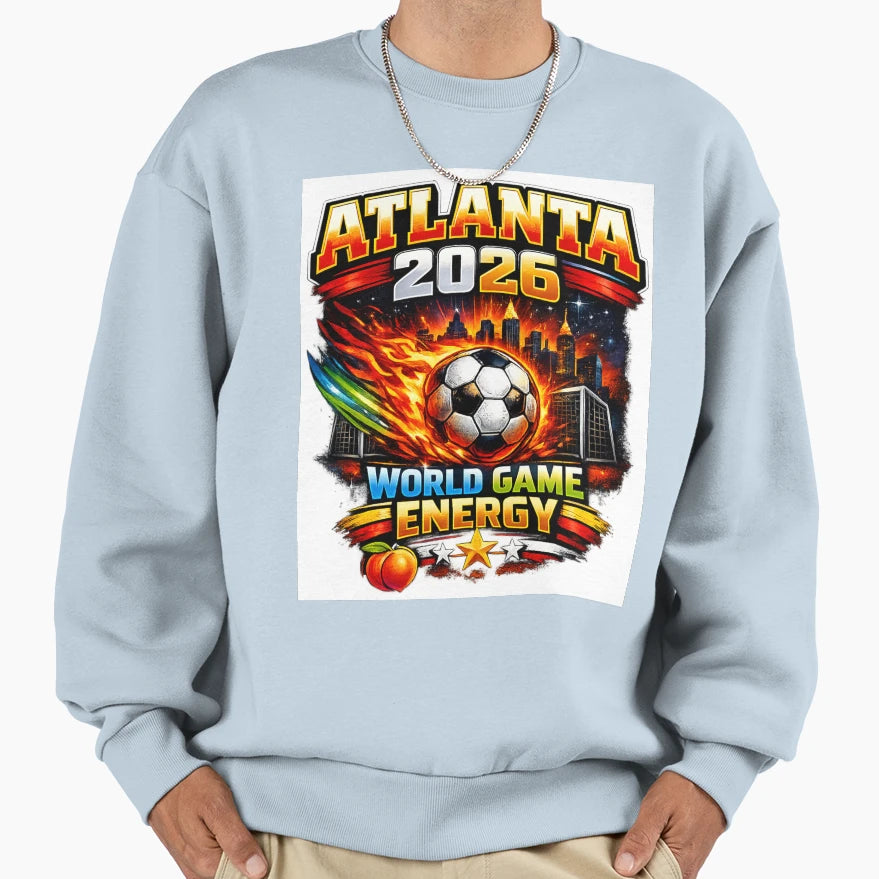 World Soccer Showdown Global Flags Fan Sweatshirt - Minimalist Print Unisex - T-Shirt, Sweatshirt, Hoodie