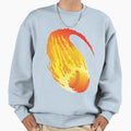 Baseball Fire Softball Fan Sweatshirt - Casual Everyday Wear Unisex - T-Shirt, Sweatshirt, Hoodie