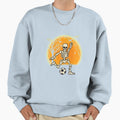 Soccer Skeleton Halloween Soccer Sweatshirt - Aesthetic Graphic for Adults - T-Shirt, Sweatshirt, Hoodie