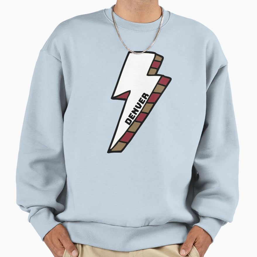 University Denver Lightning Bolt Sweatshirt - Unique Graphic Unisex - T-Shirt, Sweatshirt, Hoodie