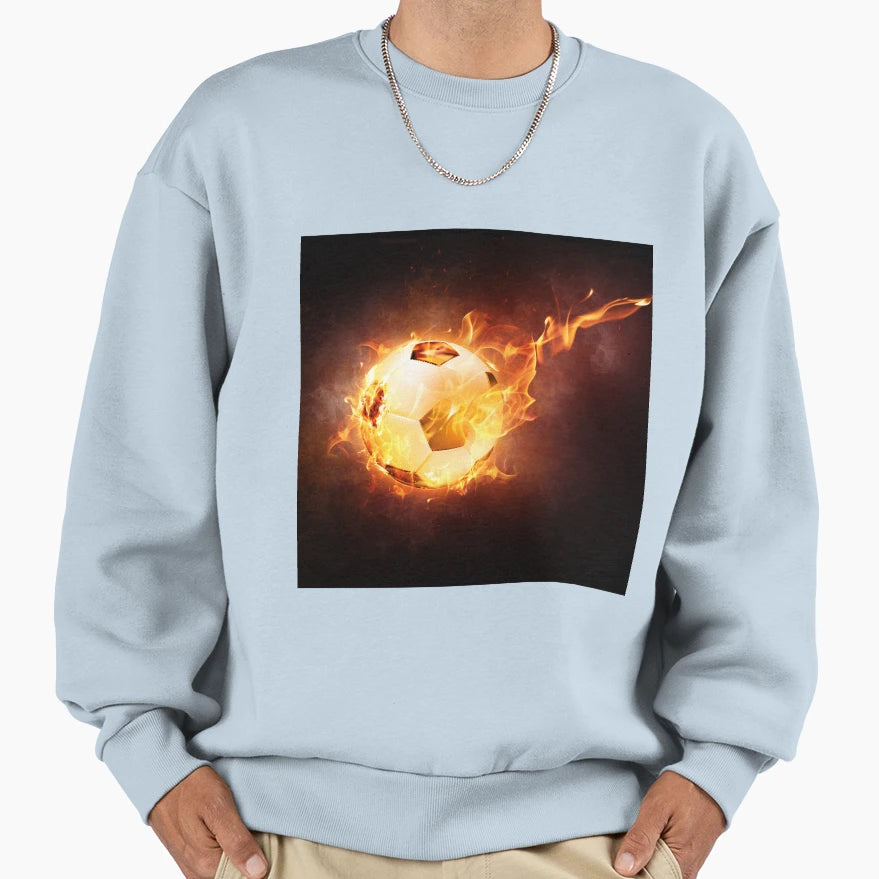 Flaming Ball Sweatshirt - Fun Novelty Design Unisex - T-Shirt, Sweatshirt, Hoodie