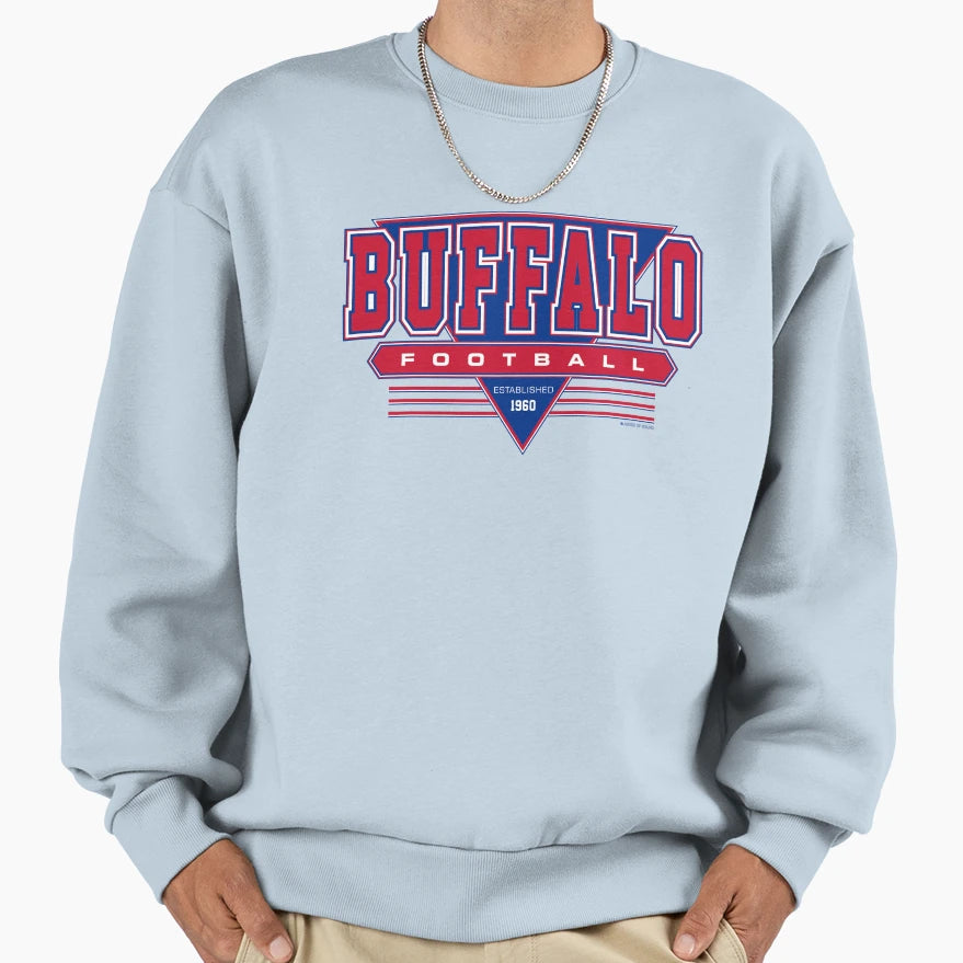Buffalo Football Bills Inspired 90S Sweatshirt - Custom Art Print Unisex - T-Shirt, Sweatshirt, Hoodie