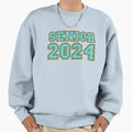 Tipography Senior 2024 Sport Old Sweatshirt - Streetwear Style Men Women - T-Shirt, Sweatshirt, Hoodie