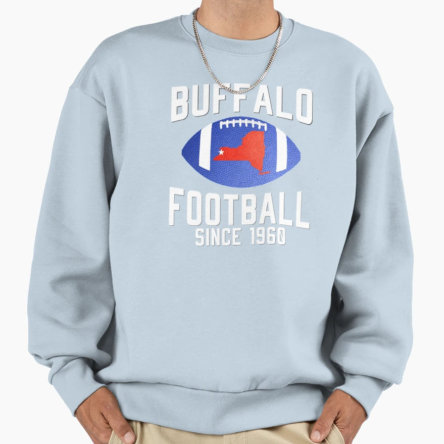 Buffalo Football Sweatshirt - Custom Art Print Unisex - T-Shirt, Sweatshirt, Hoodie