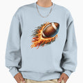 Fireball Football Crash Explosive Sweatshirt - Aesthetic Graphic Men Women - T-Shirt, Sweatshirt, Hoodie