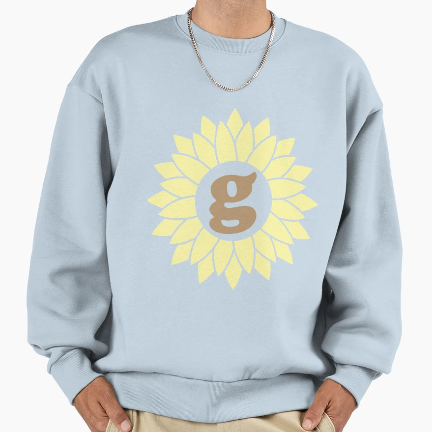 G Sunflower Sweatshirt - Unique Graphic Men Women - T-Shirt, Sweatshirt, Hoodie