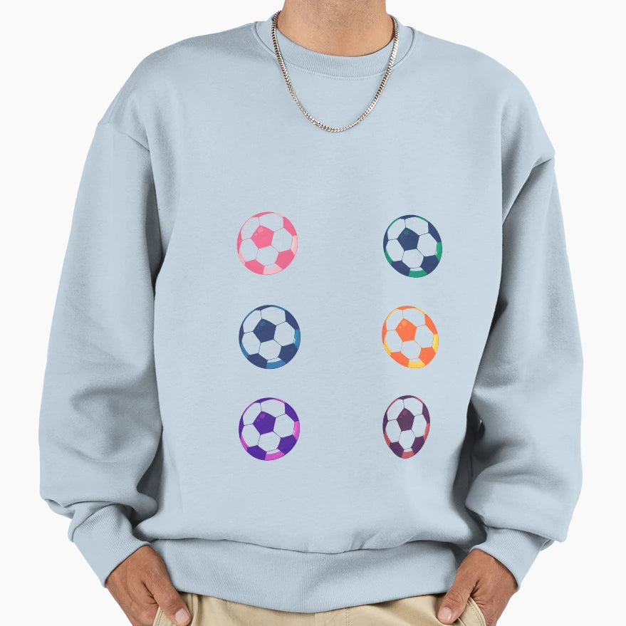 Soccer Ball Sweatshirt - Streetwear Style Unisex - T-Shirt, Sweatshirt, Hoodie