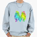 Letter M Skulls Rainbow Sweatshirt - Custom Art Print Unisex - T-Shirt, Sweatshirt, Hoodie