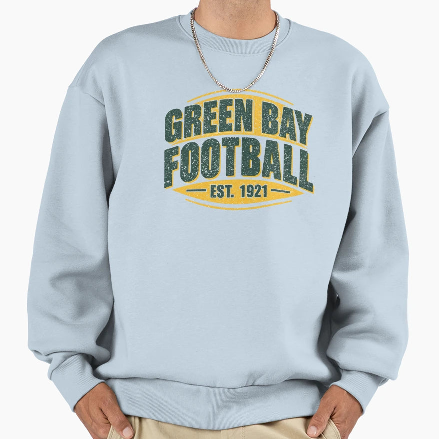 Green Bay Football Established 1921 Sweatshirt - Novelty Apparel Men Women - T-Shirt, Sweatshirt, Hoodie