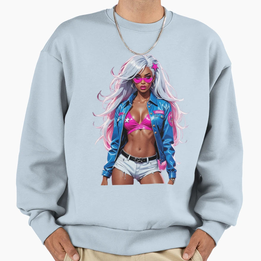 Pin Up Sweatshirt - Trendy Graphic Men Women - T-Shirt, Sweatshirt, Hoodie