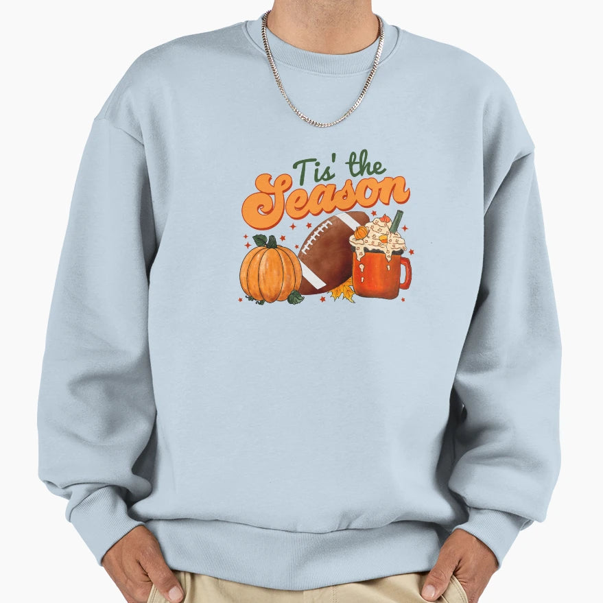 Tis Season Football Mug Autumn Sweatshirt - Custom Art Print Unisex - T-Shirt, Sweatshirt, Hoodie